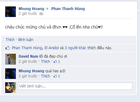 Rất nhiều những lời chúc mừng được gửi đến HLV Phan Thanh Hùng...